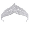 image:imageBeaupretty Headbands Hair Accessories Bridal Rhinestone Alloy Unique Shape Crystal Wedding Princess Headpieces Jewelry for Party Brithday Prom Headwear Ornament Fashion VintageSilver