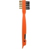 image:imageBeaupretty Kitchen Cleaning Brush for Degreasing Stovetop Scrub Brush with Pick Needle for Gas Hole Unclogging Heavy Duty Crevice Cleaner for Burners Ovens Grills and GroutOrange