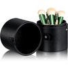 image:imageBeaupretty Makeup Brush Holder with Lid Pu Leather Cosmetic Brush Holder Portable Makeup Storage Tube Travel Case 791 X 519 X 519 in