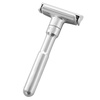 image:imageBeaupretty Manual Razor Holder Adjustable DoubleSided Men S Shaving Razor Stand with Blade for Home and Travel 413X196X078In2