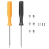image:imageBeaupretty Metal Latch Replacement Buckle Set Compatible with Switch Controller Repair Left and Right Lock Buckles with Mini Screwdrivers