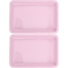 image:imageBeaupretty Nail Tool Tray 708X492 Inch Stainless Steel Manicure Organizer Vanity Tray for Nail Accessories Storage Home Salon Bathroom Decor 2 Pack