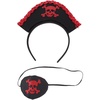 image:imageBeaupretty Pirate Hat Headband Black Eye Patch Party Hat Pirate Dress up Cosplay Costume Accessories Performance Props for Halloween Birthday Party