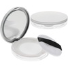 image:imageBeaupretty Portable Loose Powder Box with Puff Compact Empty Powder Case 295In Travel Cosmetic Container Lightweight Refillable Makeup AccessoryColorful