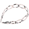 image:imageBeaupretty Resin Hairband 2pcs Acetate No Toothed Sharks Grip Thin Non Bathroom Chain for Comb Band Non Hairband Girl Accessory Small Hairbands Headbands Hair Flexible Hair BandsMixed color taro purple