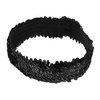 image:imageBeaupretty Sequin Headband Elastic Glitter Hairband for Women and Girls Padded Sports Headwear Hair Accessory for Birthday Party Cosplay Halloween Festivals Carnivals Costume EventsBlack