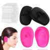 image:imageBeaupretty Silicone Ear Covers 2 Pairs Transparent Ear Cups for Shower Hair Dye Protection Universal Size Comfortable Protectors for Salon Bath Use
