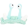 image:imageBeaupretty Skin Care Headbands Spa Headband Face Wash Makeup Cartoon Snail Cute Funny Hair Hoop for Shower Washing FaceGreen