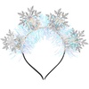 image:imageBeaupretty Snowflake Headband Christmas Snowflake Head Boppers Glitter Headband Tiara Hair Hoop Headpiece Accessories Christmas Party1 Count Pack of 1