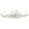 image:imageBeaupretty Swan Tiara White Swan Crown Pearl Crown Crystal Queen Halo Rhinestone Hair Jewelry Pageant Wedding Prom Princess for Wedding Birthday Prom Show