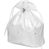 image:imageBeaupretty White Bridal Bridesmaid Satin Flower Decorated Dolly Bag Handbag Wedding Bag Pouch Lovely Gift