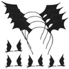 image:imageBeaupretty Womens Headbands 4 Pieces Halloween Bat Wings Headbands 4 Pairs Bat Wings Hair Clips Hairpins Bat Hair Accessories Cosplay Headpiece Headdress Black Headband
