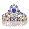 image:imageBeaupretty Womens Headbands Womens Headbands Baroque Crystal Rhinestone Jeweled Tiaras Vintage for Birthday Wedding Bridal Hair Accessories Princess CrownBlue