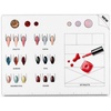 image:imageBeaupretty nail coloring pad Acrylic nail training mat Nail art practice mat Silicone Nail Art Stamping Mat Silicone nail stamping mat Silicone nail mat manicure nail polish