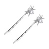 image:imageLurrose Crystal Bobby Hairpins Spider Barrettes Rhinestone Elegant Flower Hair Snap Clips One Clips Top Clips