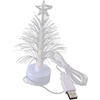 image:imageMini Lighted Palm Tree Christmas Tree USB Connection led Fiber Optic Xmas Tree Multi Colors Changing Night Light for Home Shopping mall Spring Tree Ornaments Bedroom Tree