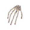 image:imagePunk Skeleton Hair Clip Gothic Skeleton Hands Bone Hair Clip Alligator Barrettes for Halloween Party