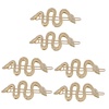 image:imageSnake Hair Clip 6 pcs Hair Minimalist Party Metal Decorative Accessories Jewelry Crystal Medusa Hairpin Daily Twists Gold for Costume Barrettes Shape Head Golden Girls Hairpins
