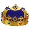 image:imagebaby shower king royal birthday party hats blue headband gold costume king king makeup headband king for royal king party crwon for men prince man crown decorate