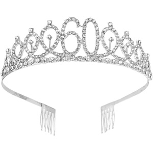 image:image1pc Number Crown Birthday Crown Alloy Rhinestone