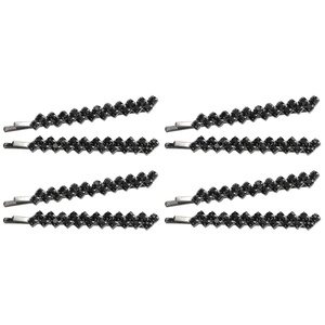 image:image3 sets Rhinestone Hairpins Elegant Bobby Hair Accessories Women Girls Bridal Wedding Party6x07cm 8pcs
