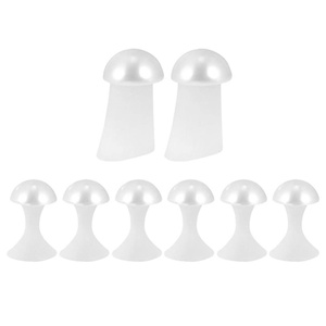 image:image32pcs Nail Polish Toe Stretcher Toe Separators Silicone Nail Art Finger Separators Toe Stretcher Manicure Pedicure Tools For Toes Finger Relaxing Cartoon Toe Separator Holding Finger SeparatorsColor 3