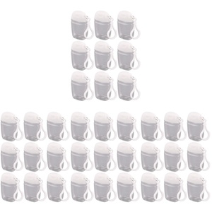 image:image36 Pcs Flip Cap Bottle with Hook Refillable Travel Bottles Multifunction Empty Bottles Empty Hand Bottles Practical Small Bottles Leakproof Travel Bottles Keychain Hand DispenserTransparentx4pcs