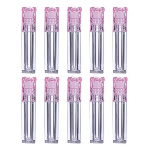 image:imageBeaupretty 10Pack Lip Oil Roller Bottles 354 Inch Refillable Rollon Containers for Essential Oils Lip Gloss TravelFriendly Mini BottlesPink