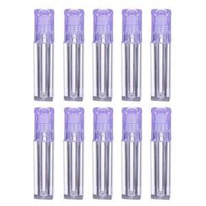 image:imageBeaupretty 10Pack Lip Oil Roller Bottles 354 Inch Refillable Rollon Containers for Essential Oils Lip Gloss TravelFriendly Mini BottlesPurple