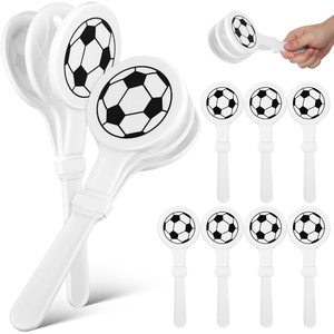image:imageBeaupretty 10Pcs Football Hand Clappers 2026 Soccer Noise Makers Loud Cheering Accessory for Sports Events School Carnivals amp Stadium Fans
