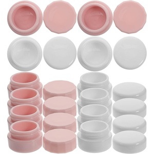 image:imageBeaupretty 12 Pieces Travel Containers Sets PP Cream Jars Small Plastic Refillable Box Cosmetic Empty Jar Portable Makeup Container with Lids 3g12pcs 5g