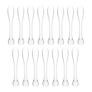 image:imageBeaupretty 15Pcs Acrylic Facial Cream Spoons and Cosmetic Spatulas Set for Skincare Mask Application Portable Beauty Tools for Face Massage and Cream Scooping