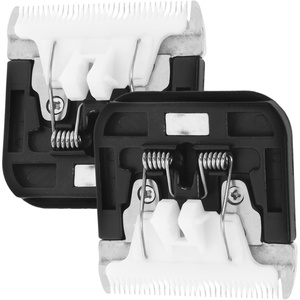 image:imageBeaupretty 2PCS Replacement Clipper Blades Pet Dog Clipper Blades Detachable Hair Clipper Blades Pet Grooming Clipper for Pet Clippers for Salon