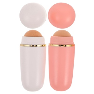 image:imageBeaupretty 2pcs OilAbsorbing Volcanic Face Roller Oil Absorbing Stone Roller Skin Facial Skincare Tool Oily Skin Control for Makeup