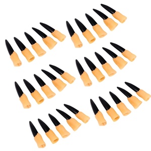 image:imageBeaupretty 30Pcs Zombie Fake Fingers Nail Cover Halloween Spooky Scary Nails for Cosplay