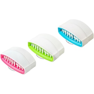 image:imageBeaupretty 3Pack Removable Cleaning Brush Set with Suction Cup for Kitchen Sink Cutlery Fork Chopsticks 433X236X118 Inch Scrubber for Household Cleaning