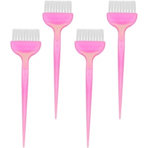 image:imageBeaupretty 4Pcs Hair Dye Comb and Brush Set for Salon and Home Use Hair Coloring Tint Applicator Kit for Highlights Balayage and Dyeing 885X236InPink