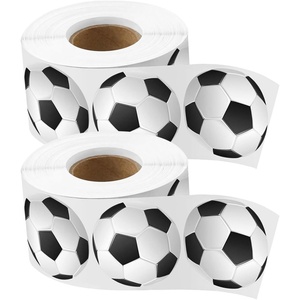 image:imageBeaupretty 500 Pcs Soccer Ball Stickers SelfAdhesive Sports Ball Labels Waterproof Soccer Stickers for Water Bottles Scrapbooking Boys Birthday Party Favors amp Classroom Teacher Rewards