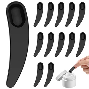 image:imageBeaupretty 50Pcs Mini Disposable Makeup SpatulasFacial Cream Mask Spoon Cosmetic Plastic Spatulas Scoops Mask Tip Spatulas Black