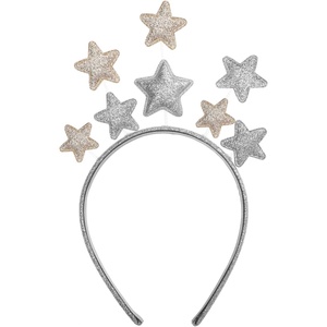 image:imageBeaupretty Christmas Star Headband Glitter Star Headband for Christmas Holiday Festival Birthday PartySilver