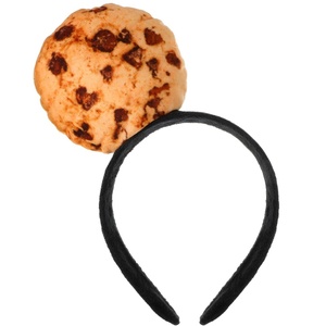 image:imageBeaupretty Cookie Headband for Girls Funny Realistic Cartoon Hairband for Halloween Theme Party Dress Up Accessories Food Hair Band Holiday Head Decor