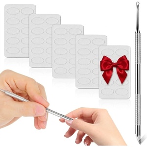 image:imageBeaupretty DualEnded Cuticle Pusher Tool Circle Bevel Nail Pusher and Cuticle Remover Scraper Tool with 100 Grit Sandpaper Sheets Silver Metal Manicure for Nail Cleaning and Art Care