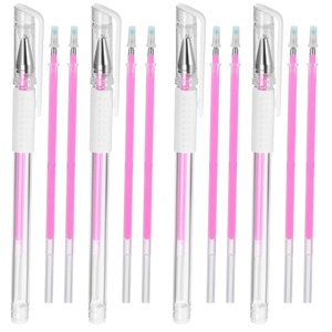 image:imageBeaupretty Eyebrow Marker Pen Pink Brow Mapping Pen with Fine Tip for Precise Eyebrow Positioning and Makeup Marking 4 Pens with 8 Refills for Professional Use