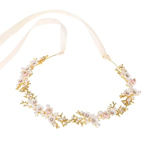 image:imageBeaupretty Flower Headband Bride Hair Wreath Wedding Hair Decorations Wedding Accessory Bride Headdress Garland Headwear Headwear Bridal Headdress