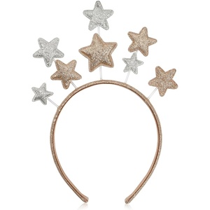 image:imageBeaupretty Glitter Star Headband Fivepointed Star Headband Bridal Hair Hoop Party Star Headpiece for Christmas Holiday Festival Birthday Party