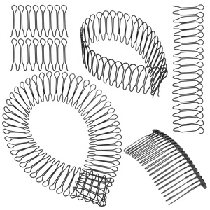 image:imageBeaupretty Hair Accessories 5pcs Invisible Barrettes Wavy Hair Clips Bun Holder amp Styling Tool for Girls and Women