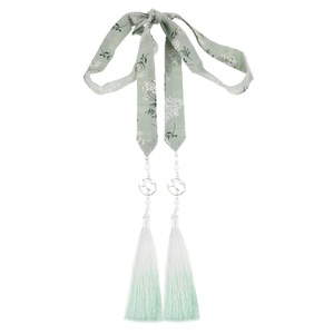 image:imageBeaupretty Hanfu Hair Ribbon with Gradient Tassel 71 Inch Traditional Chinese Style Hair Rope for Hanfu Cosplay and Festival Hairstyles