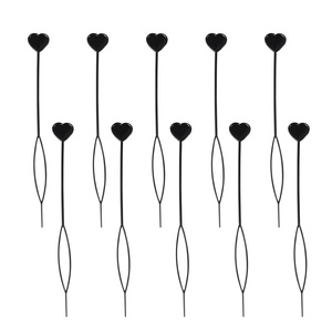 image:imageBeaupretty HeartShaped Hair Braid Styling Tool Clip for Ponytail Braids Hair Accessories with Pull Needles for Ballet Party and Everyday Use 834X098X023In1 Count Pack of 100