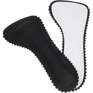 image:imageBeaupretty Leather High Heel Insoles for Women AntiSlip Forefoot Shoe Pads amp Cushions for Summer Comfortable Leather amp Latex Inserts White 1 PairBlack
