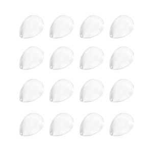 image:imageBeaupretty Nail Color Display Stand 100Pcs DoubleSided Nail Polish Charts for Salon Manicure Creative Art Beads Organizer Color Display for Faster Shade SelectionTransparent Circular